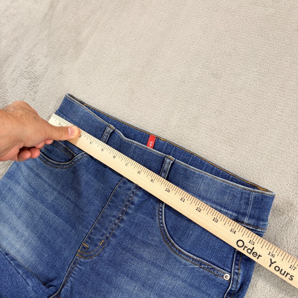 Spanx Straight Leg Jeans in Vintage Indigo Women Medium Tummy‎ Shaping - Picture 5 of 10